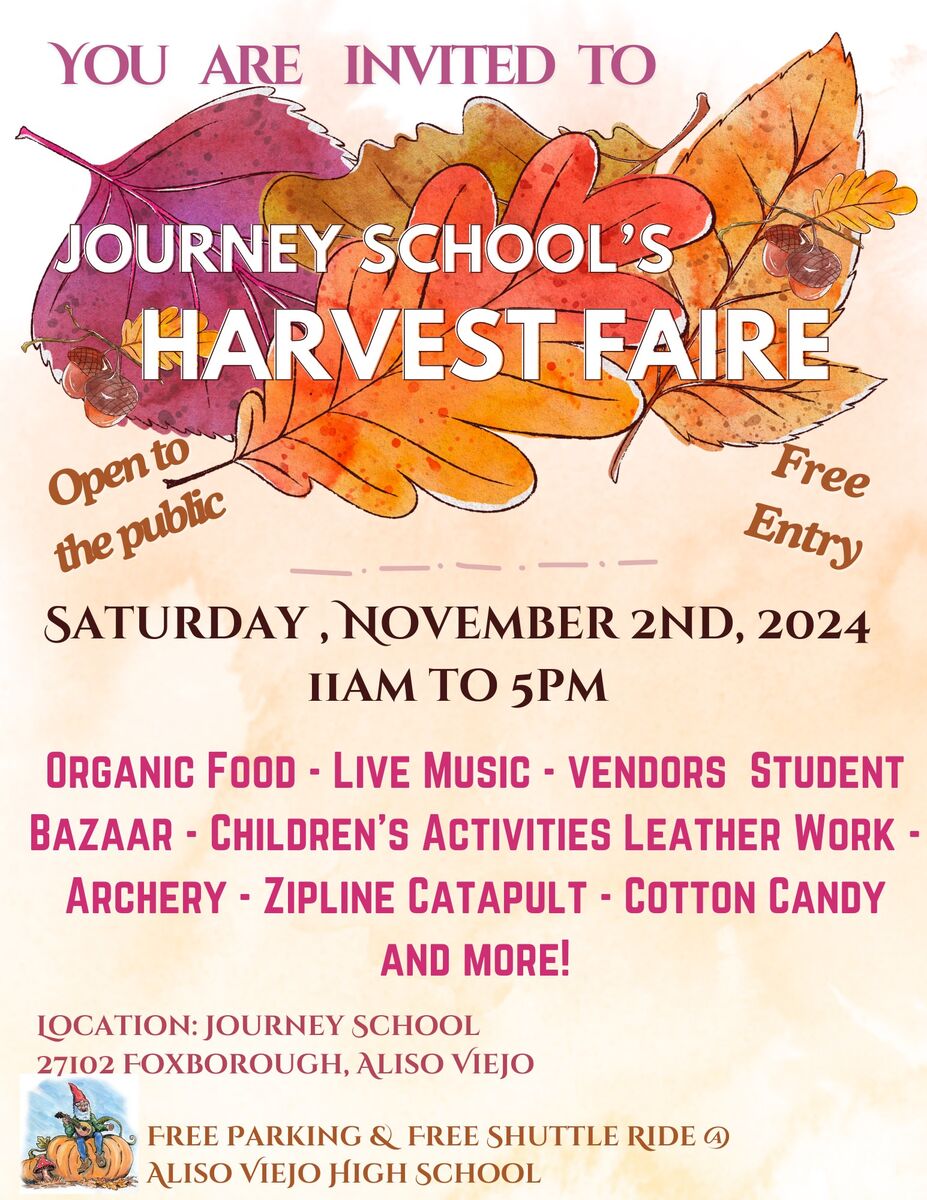 image of flyer for Harvest Fair